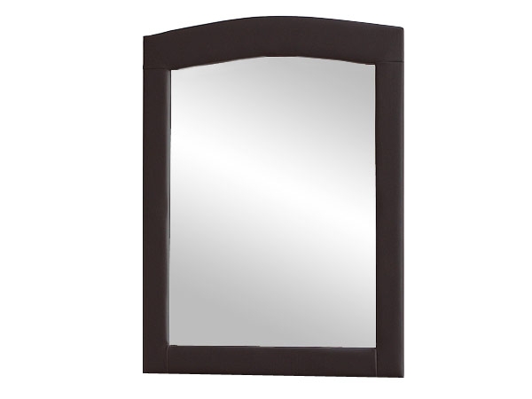 Зеркало INSIGNE, 71х95 см, отделка из коричневой экокожи