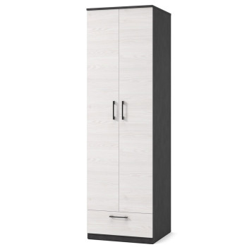 Шкаф для одежды Юта ИВ-106.09 Лиственница сибирская/Металл Бруклин