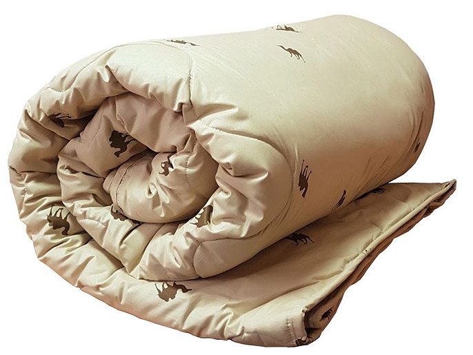 Одеяло стёганое всесезонное из верблюжьей шерсти, 150х205 см
