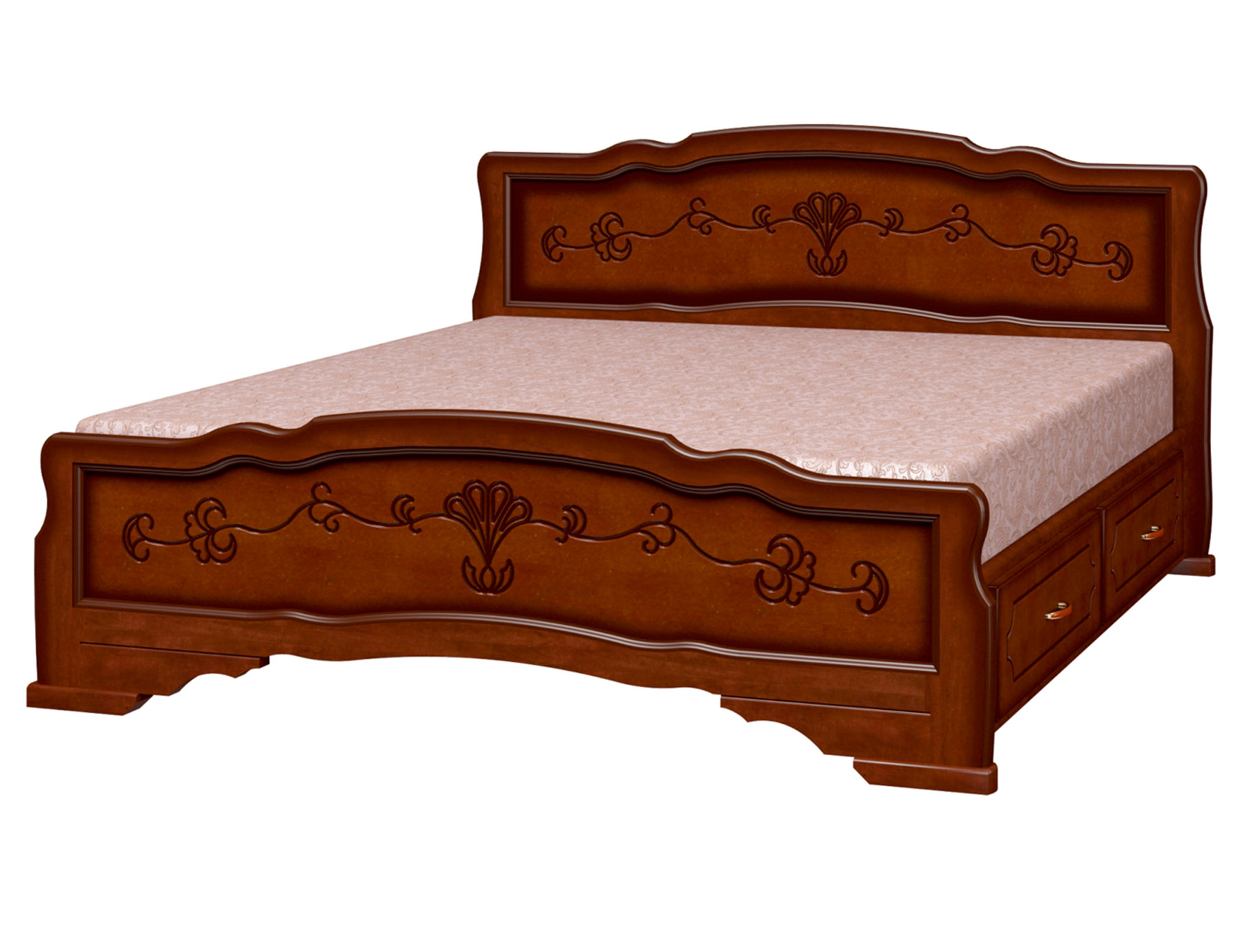 Кровать Карина 1 с ящиками Браво мебель 90х2000 ФО