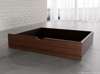 Ящик для постельных принадлежностей, цвет темный орех. Уценка