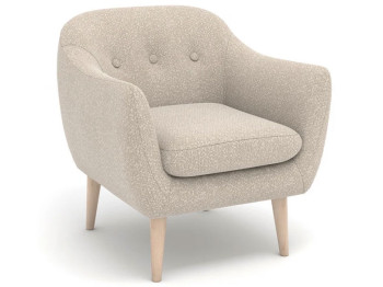 Кресло Реймс, обивка Buckle white