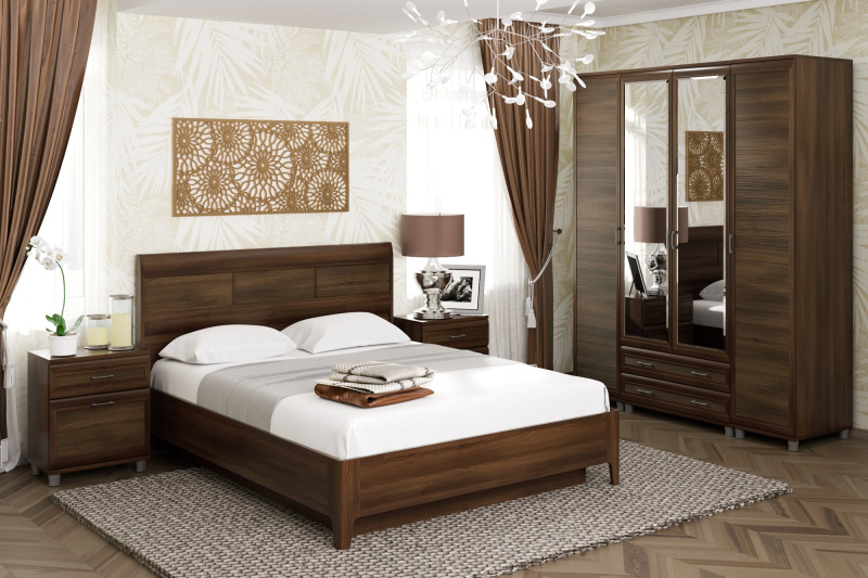 Комплект мебели для спальни «Мелисса-5», цвет акация молдау