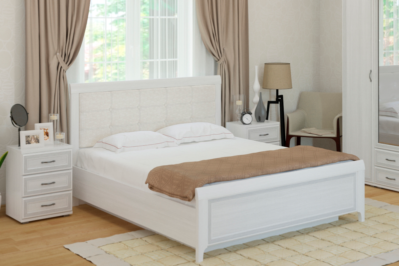 Комплект мебели для спальни «Карина-11», цвет снежный ясень
