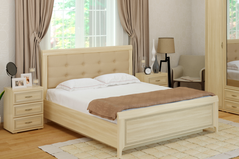 Комплект мебели для спальни «Карина-11», цвет ясень асахи