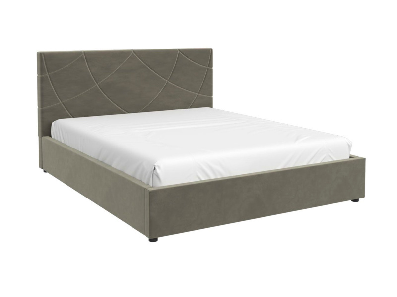 ВЕРСАЛЬ кровать двойная, 160х200, серый